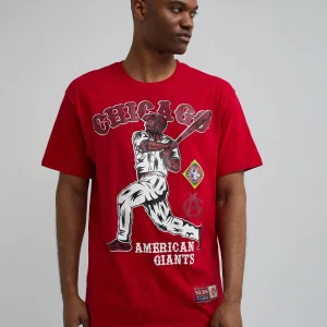 Outlet NLBM Chicago Short Sleeve Tee - Red Graphic Tees