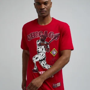 Outlet NLBM Chicago Short Sleeve Tee - Red Graphic Tees
