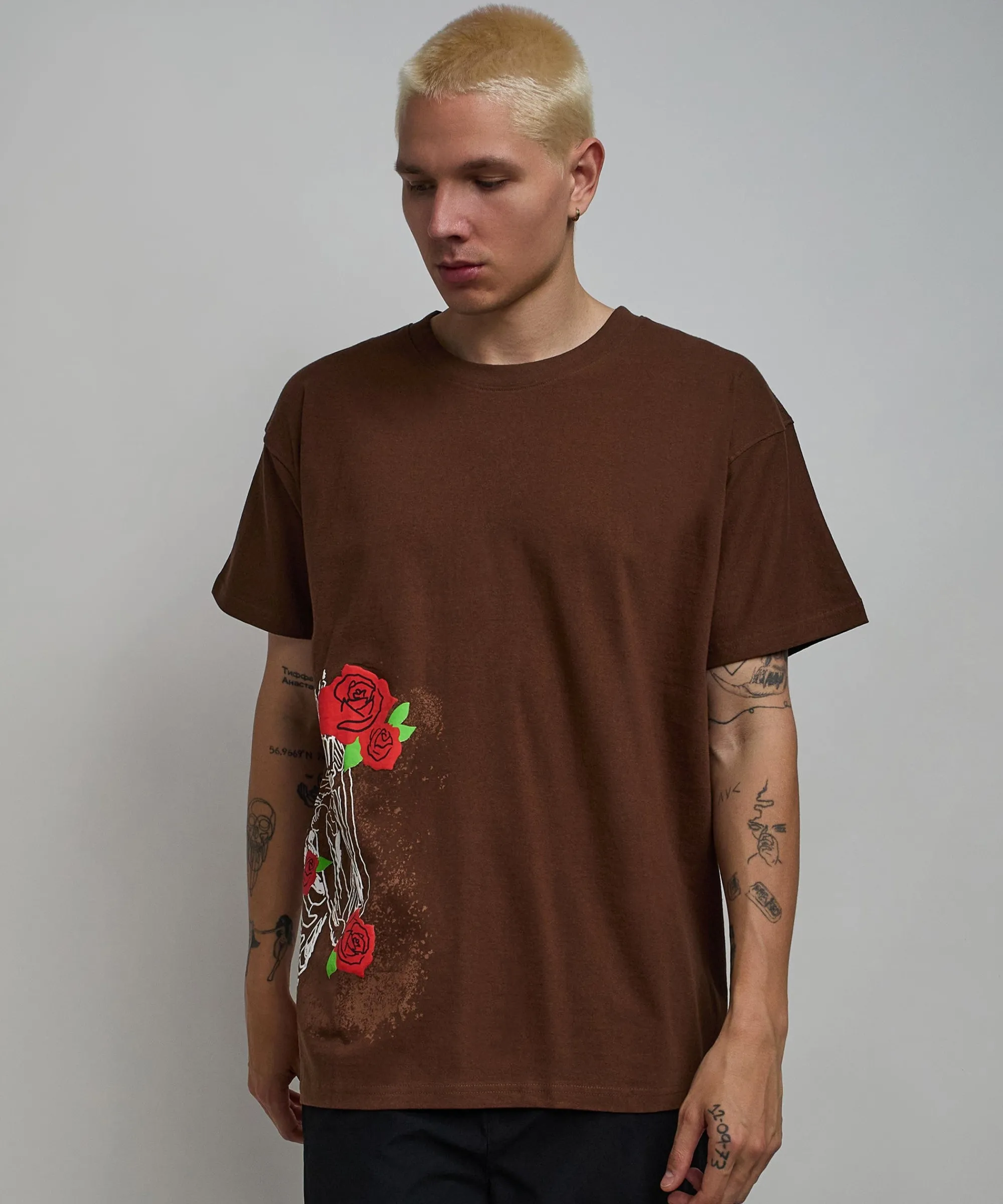 no_love_lost_short_sleeve_tee__brown_3.webp Cheap No Love Lost Short Sleeve Tee - Brown Graphic Tees