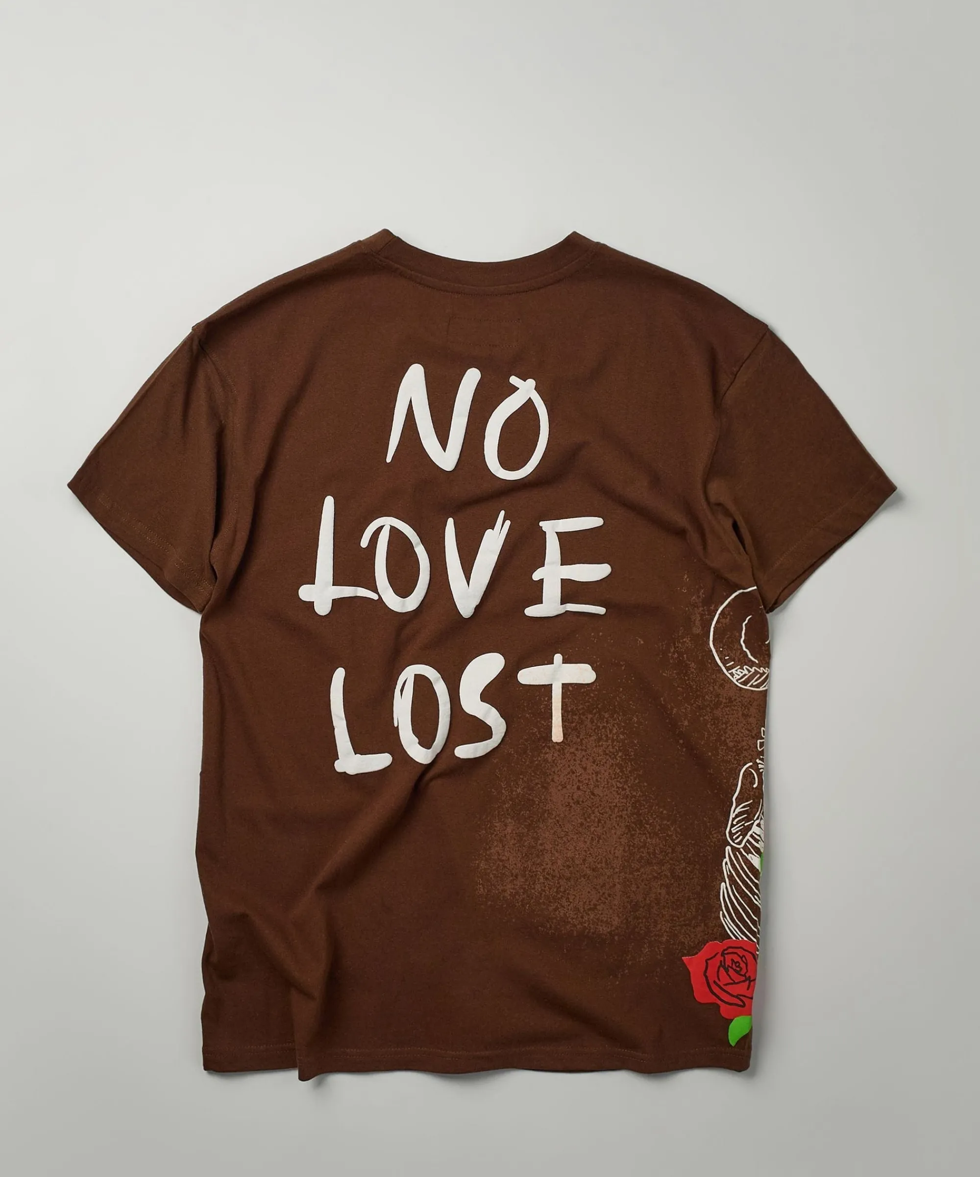no_love_lost_short_sleeve_tee__brown_5.webp Cheap No Love Lost Short Sleeve Tee - Brown Graphic Tees