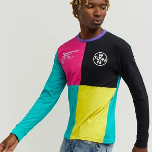 Clearance Nolan Color Block Long Sleeve Tee Long Sleeve Tees | Graphic Tees