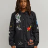 Cheap One Of A Kind Coaches Jacket - Black Lightweight Jackets
