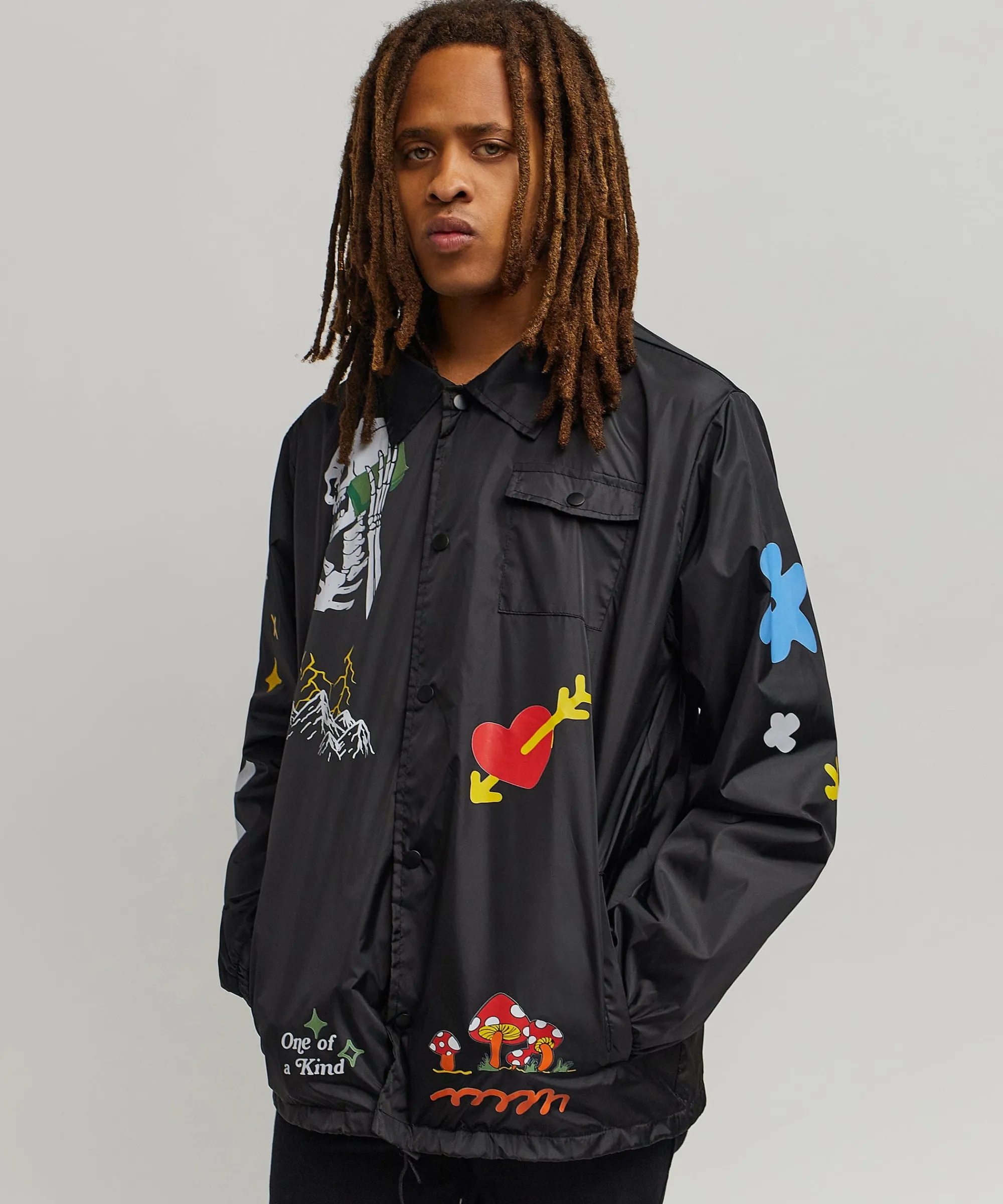 one_of_a_kind_coaches_jacket__black_3.webp Cheap One Of A Kind Coaches Jacket - Black Lightweight Jackets