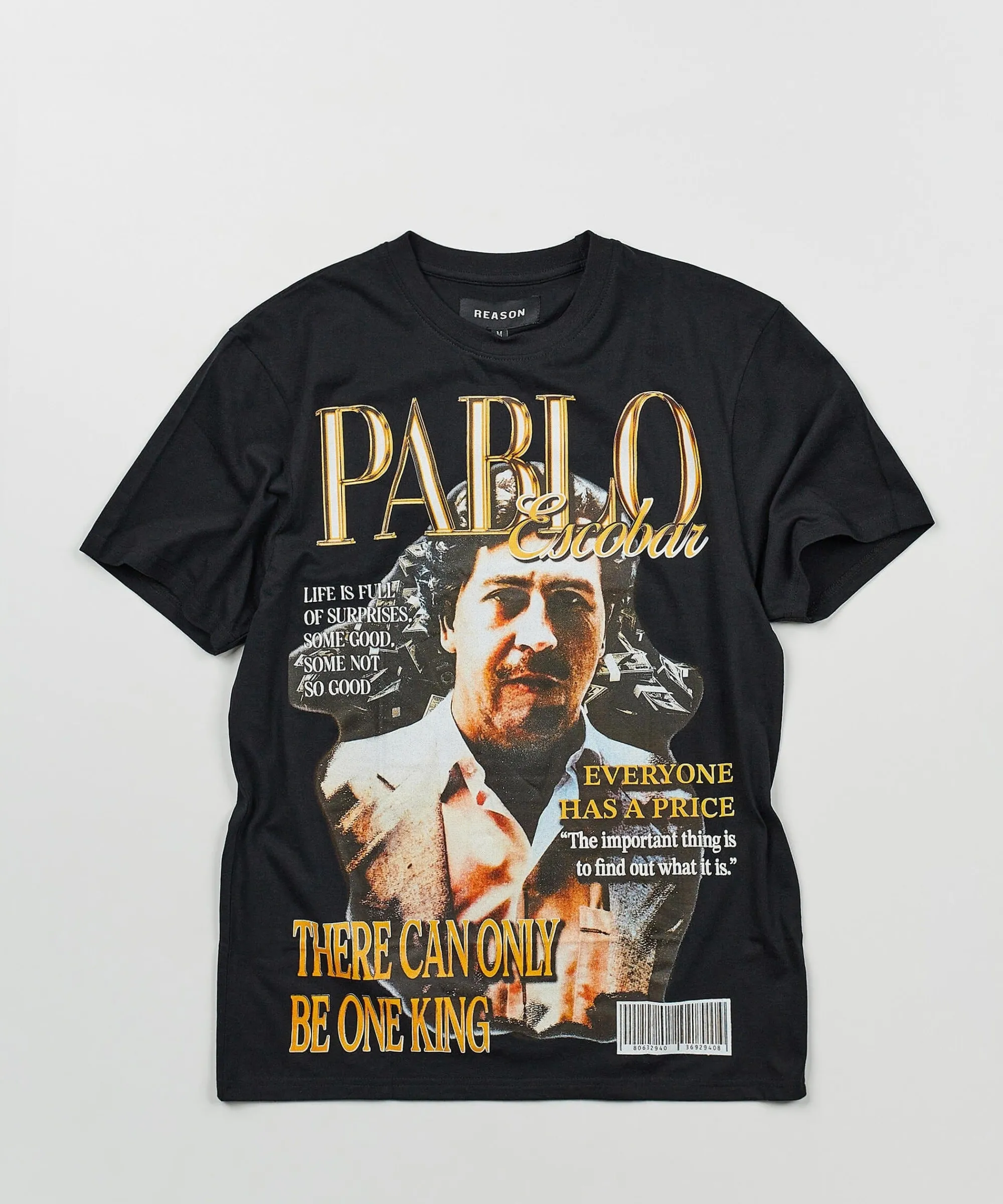 pablo_cover_short_sleeve_tee__black_0.webp Cheap Pablo Cover Short Sleeve Tee - Black Graphic Tees