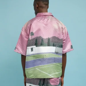 Hot Palm Springs Court Short Sleeve Shirt Button Downs