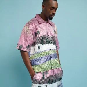 Hot Palm Springs Court Short Sleeve Shirt Button Downs