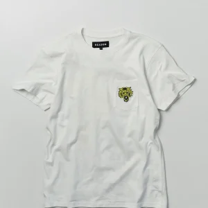 Best Sale Pave Your Own Path Short Sleeve Graphic Print Embroidered Detail Tee - White Graphic Tees