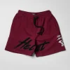 Shop Plus Size Hellcat Fleece Shorts - Burgundy Shorts
