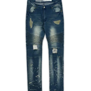 Discount Plus Size Mulberry Moto Destroyed Jeans Denim | Shop All Bottoms