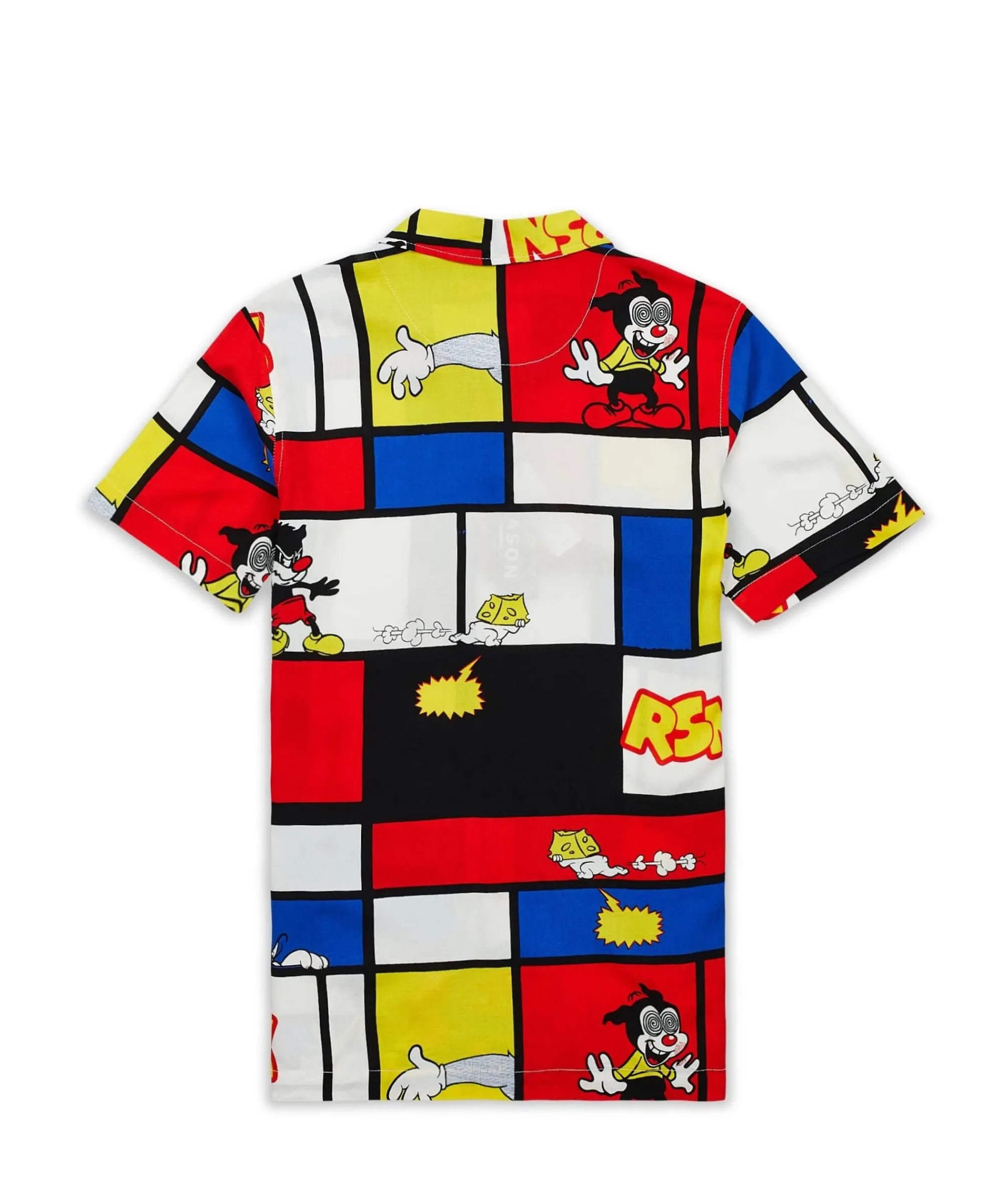 plus_size_prank_allover_print_short_sleeve_shirt_1.webp Flash Sale Plus Size Prank Allover Print Short Sleeve Shirt Button Downs