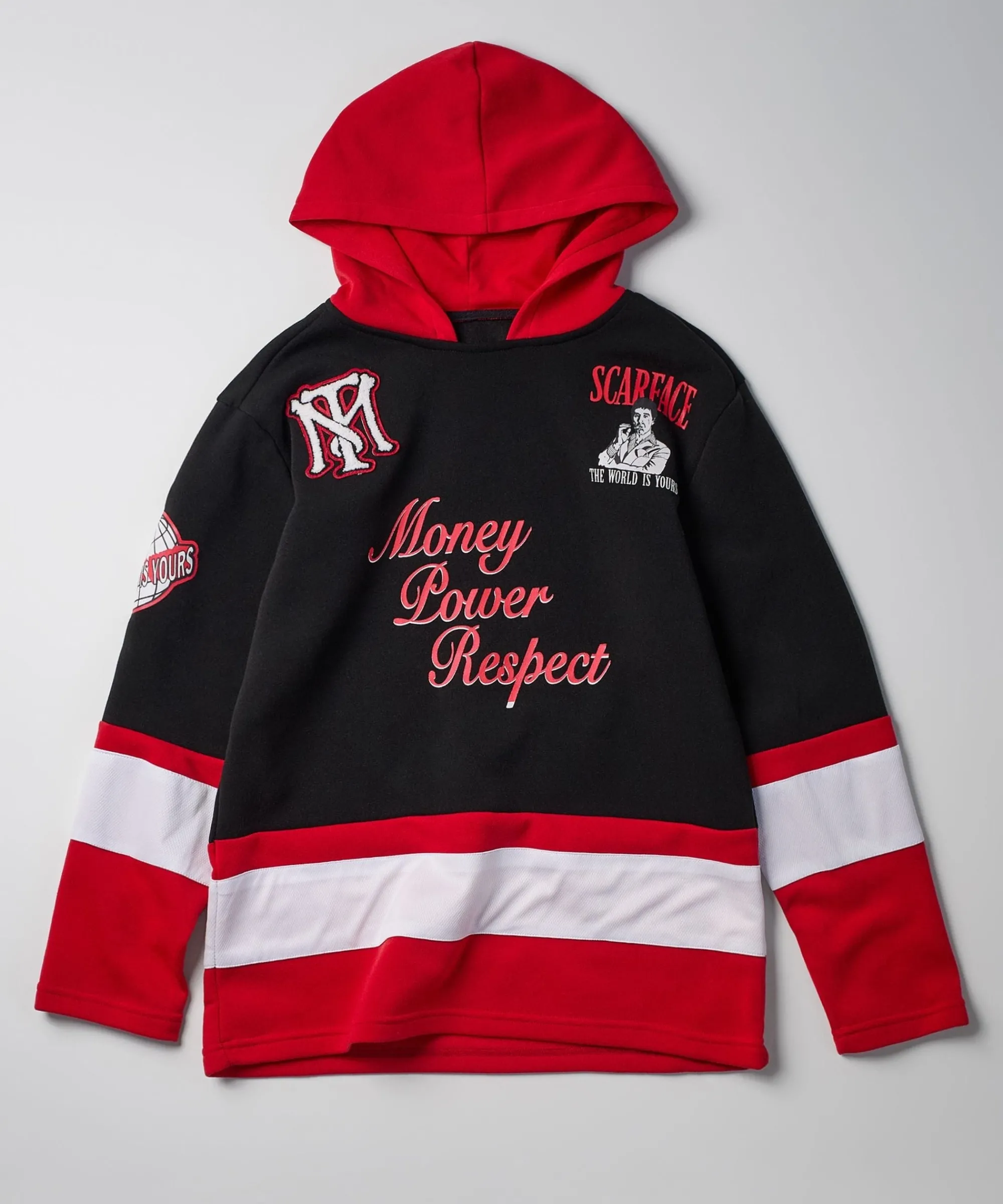 plus_size_scarface_respect_hockey_fleece_hoodie_0.webp Outlet Plus Size Scarface Respect Hockey Fleece Hoodie Hoodies | Hoodies