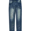 New Plus Size Stitchworks Ripped Washed Jeans Denim Jeans | Denim