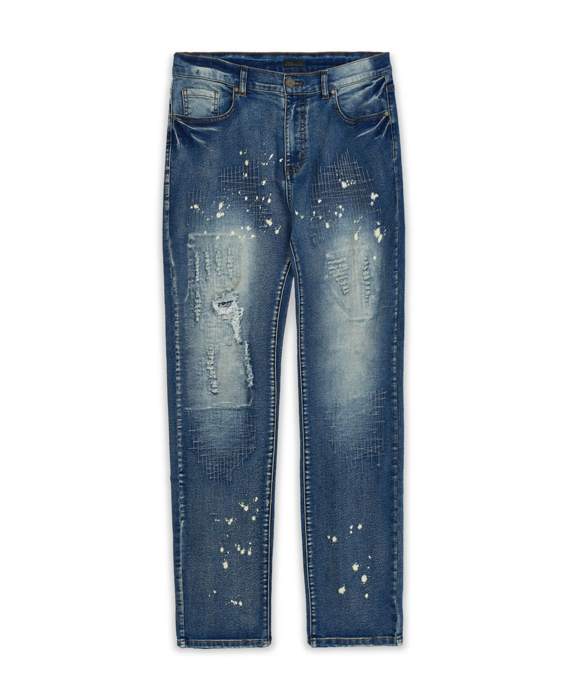 plus_size_stitchworks_ripped_washed_jeans_0.webp New Plus Size Stitchworks Ripped Washed Jeans Denim Jeans | Denim