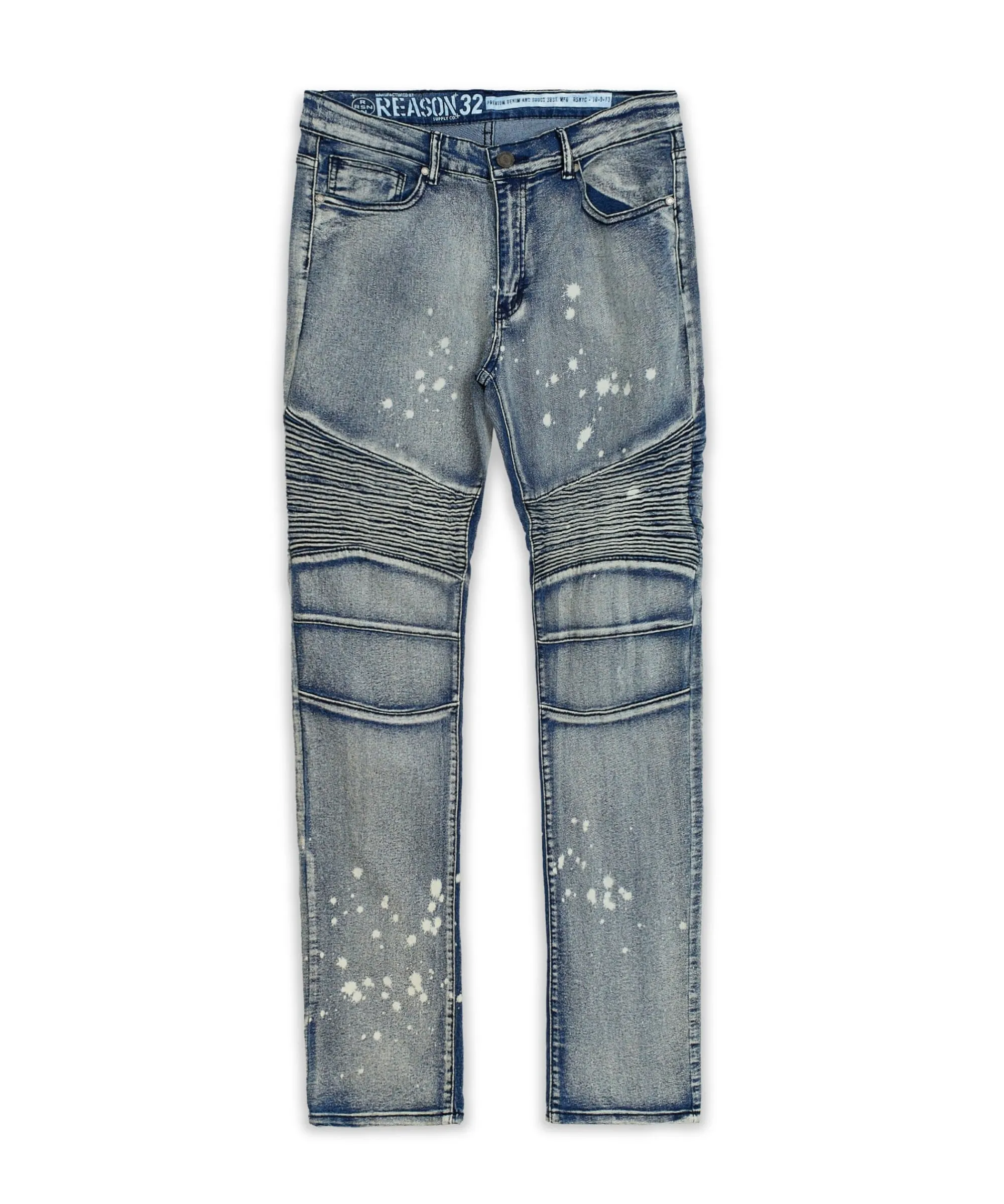 plus_size_touch_up_paint_splatter_moto_jeans_0.webp Cheap Plus Size Touch Up Paint Splatter Moto Jeans Denim Jeans | Denim