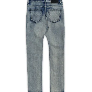 Cheap Plus Size Touch Up Paint Splatter Moto Jeans Denim Jeans | Denim