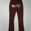 New Popeye Flare Sweatpants - Brown Sweatpants