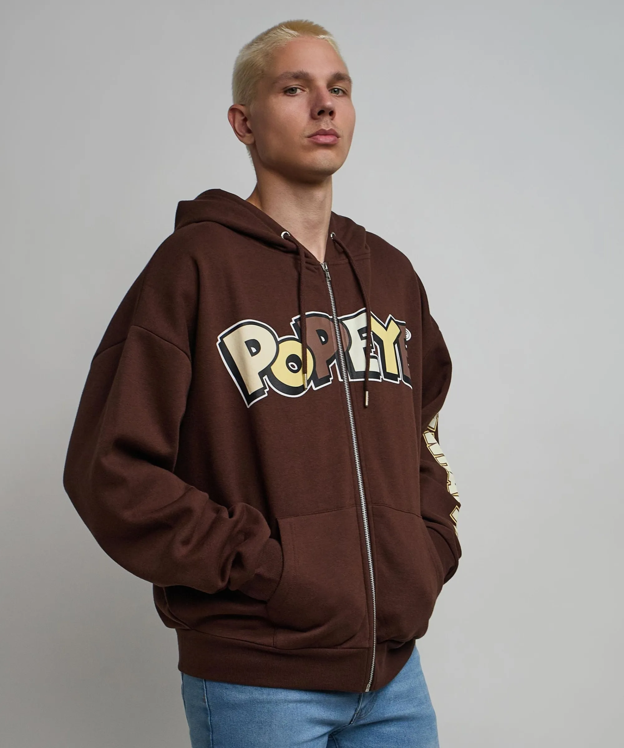 popeye_full_zip_back_print_hoodie__brown_0.webp Best Popeye Full Zip Back Print Hoodie - Brown Hoodies | Hoodies