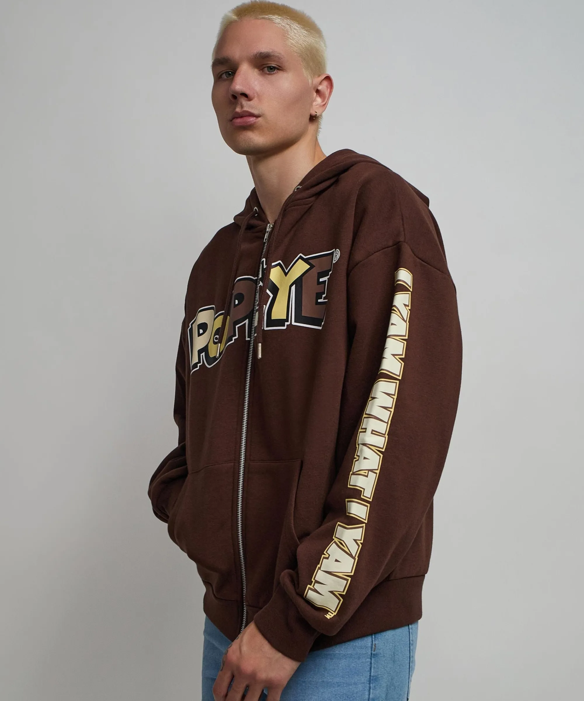 popeye_full_zip_back_print_hoodie__brown_4.webp Best Popeye Full Zip Back Print Hoodie - Brown Hoodies | Hoodies