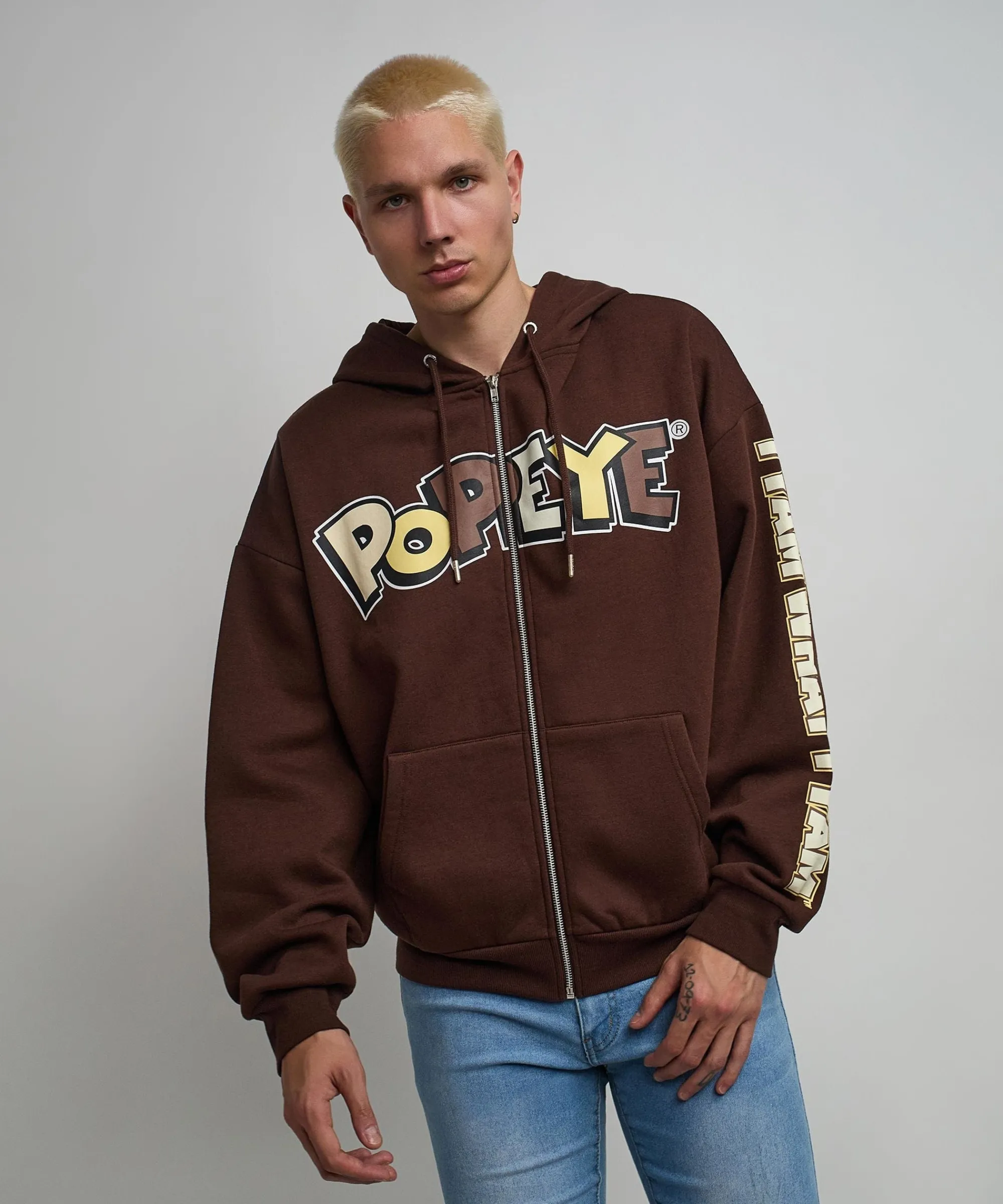 popeye_full_zip_back_print_hoodie__brown_6.webp Best Popeye Full Zip Back Print Hoodie - Brown Hoodies | Hoodies