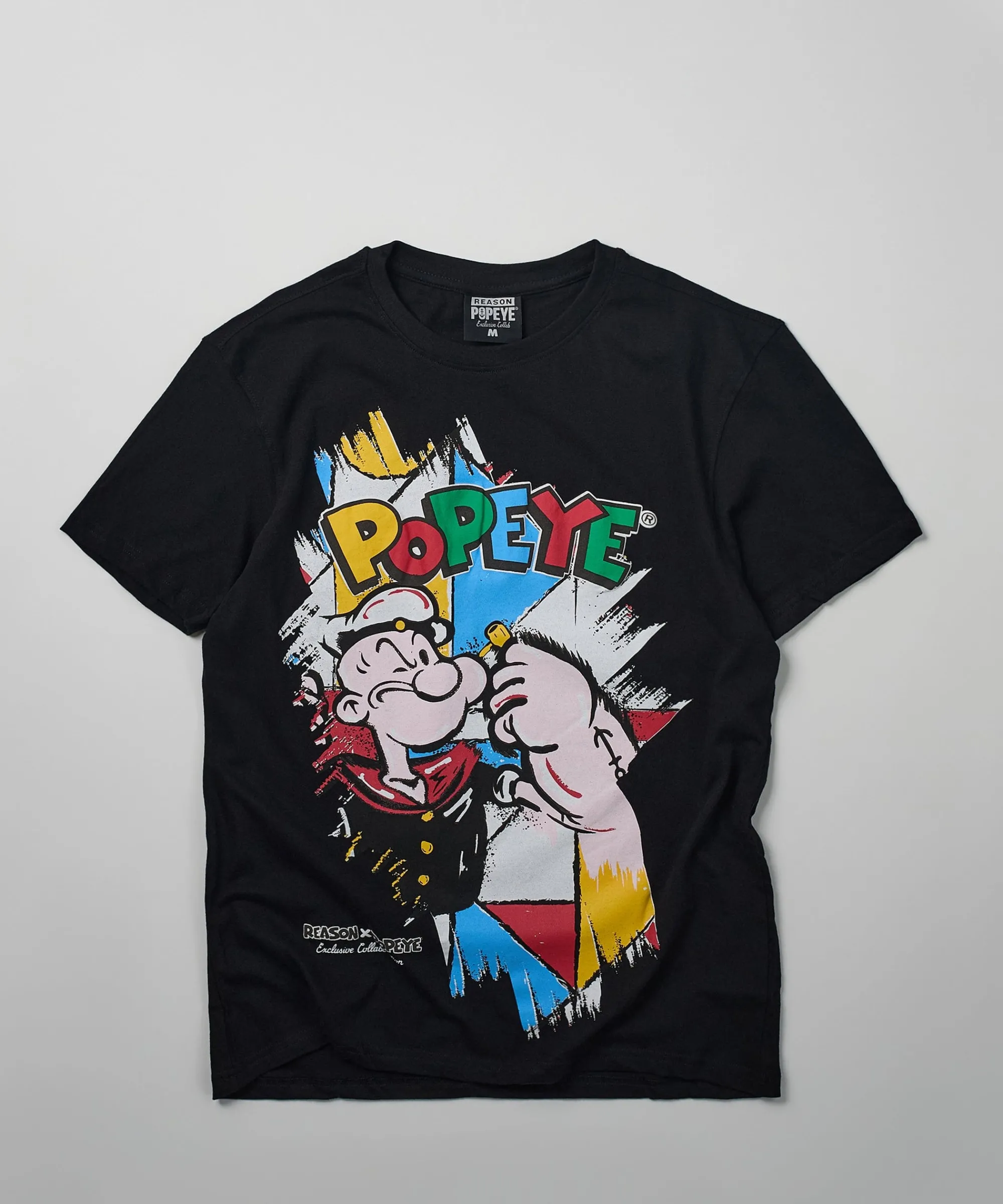 popeye_retro_short_sleeve_tee__black_3.webp Best Popeye Retro Short Sleeve Tee - Black Graphic Tees