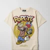 Hot Popeye Short Sleeve Tee - Khaki Graphic Tees