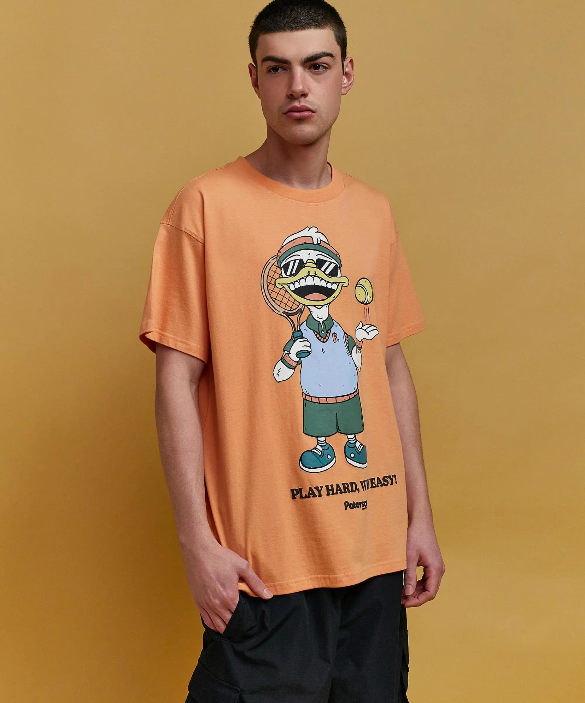 quack_short_sleeve_tee__canyon_sunset_3.webp Discount Quack Short Sleeve Tee - Canyon Sunset Graphic Tees