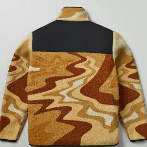 Sale RB Series Sherpa Fleece Zip Up Jacket - Sunset Sherpa