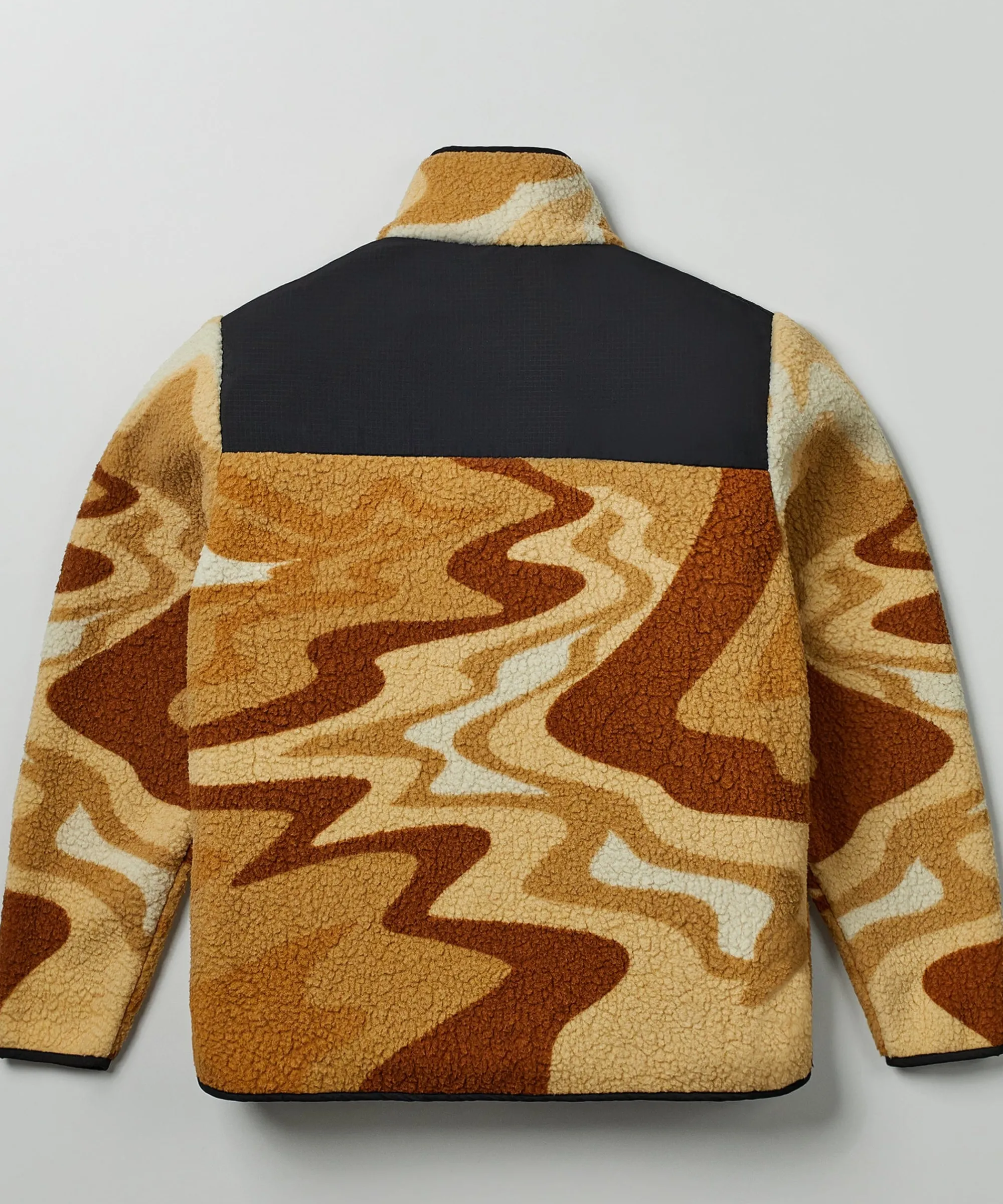 rb_series_sherpa_fleece_zip_up_jacket__sunset_5.webp Sale RB Series Sherpa Fleece Zip Up Jacket - Sunset Sherpa