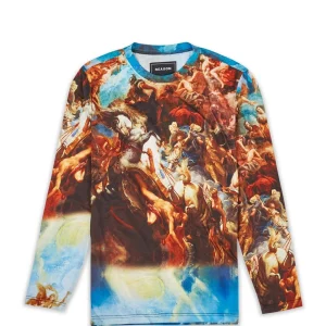 Clearance Renaissance Allover Print Long Sleeve Tee Long Sleeve Tees | Graphic Tees