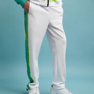 Best Roddick Track Pants - White/Neon Shop All Bottoms