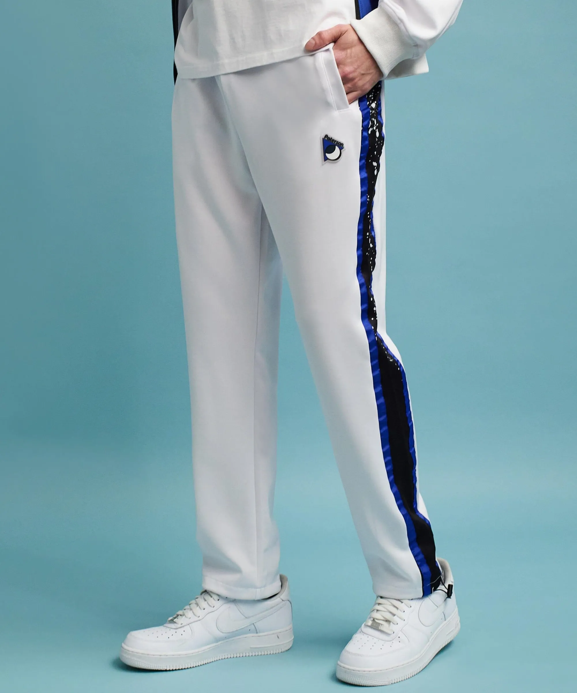 roddick_track_pants__whiteroyal_5.webp Discount Roddick Track Pants - White/Royal Shop All Bottoms