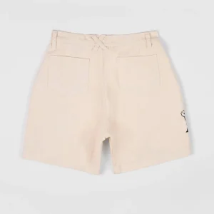 Fashion Roses Woven Shorts - Cream Shorts