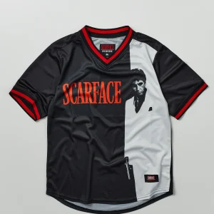 Fashion Scarface™ Baseball Jersey - Black Jerseys