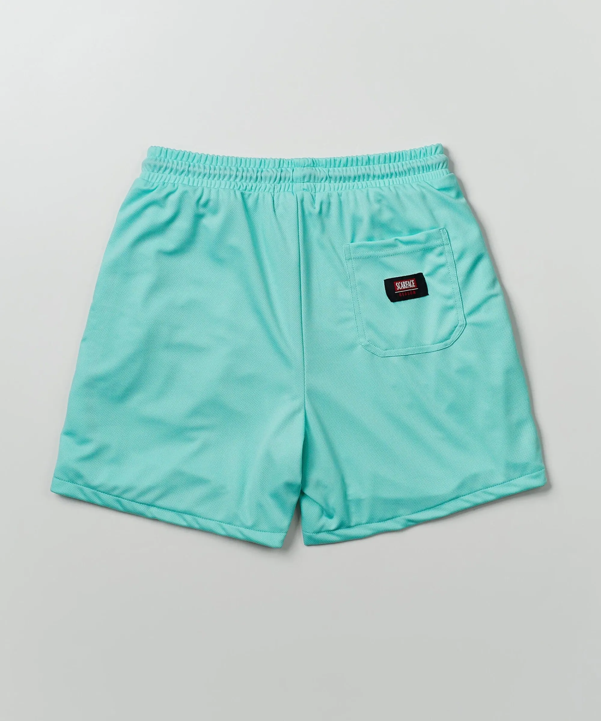scarface_mesh_shorts__light_blue_1.webp Cheap Scarface™ Mesh Shorts - Light Blue Shop All Bottoms | Shorts