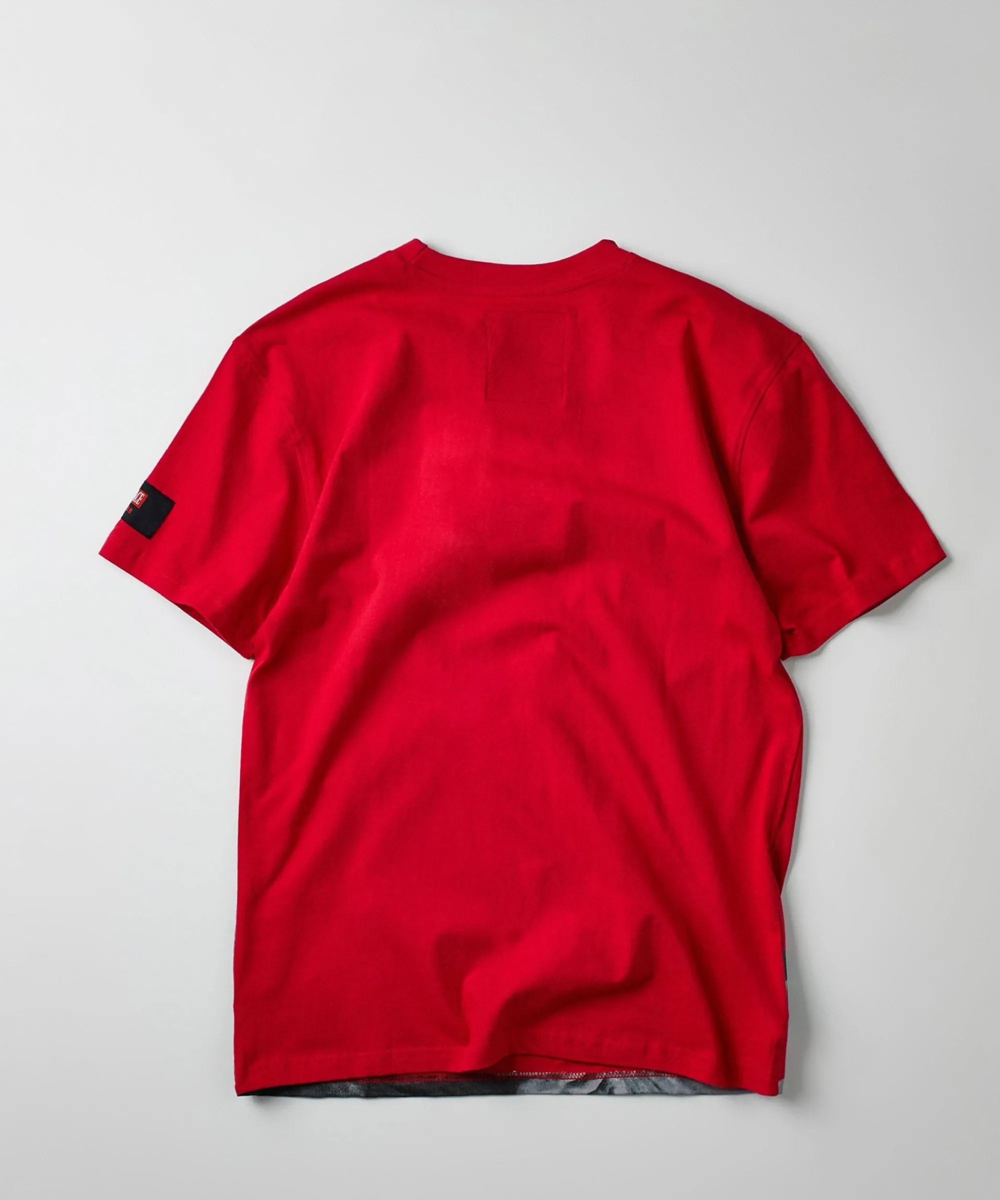 scarface_old_english_short_sleeve_tee__red_3.webp Fashion Scarface Old English Short Sleeve Tee - Red Graphic Tees