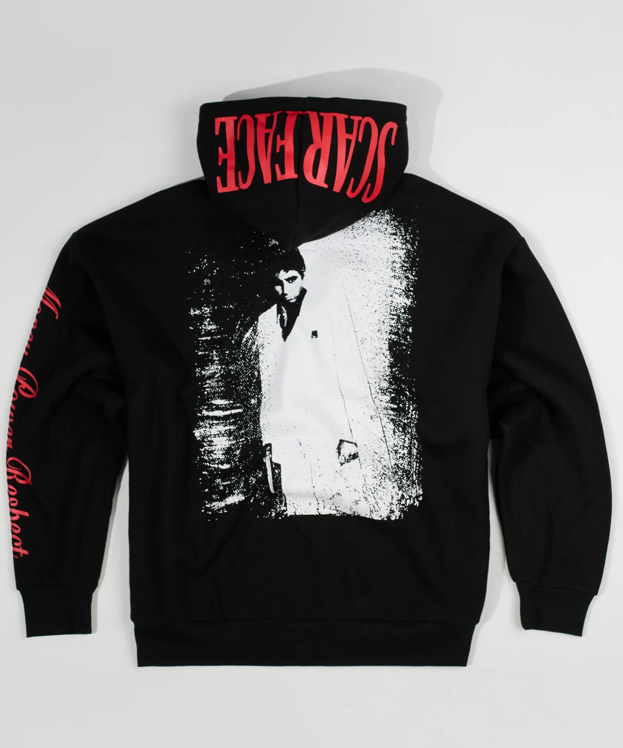 scarface_respect_full_zip_hoodie__black_1.webp Outlet Scarface Respect Full Zip Hoodie - Black Hoodies | Hoodies