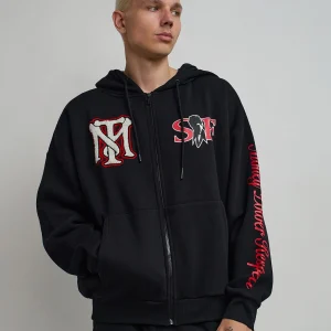 Outlet Scarface Respect Full Zip Hoodie - Black Hoodies | Hoodies
