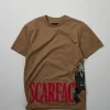 New Scarface™ Side Print Short Sleeve Tee - Brown Graphic Tees