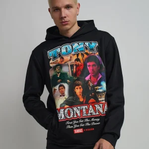 Cheap Scarface Tony Montana Hoodie - Black Hoodies | Hoodies