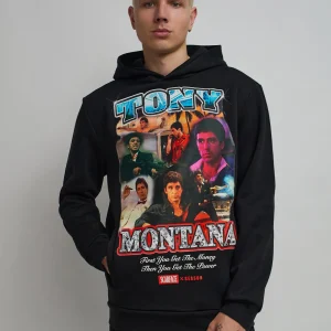 Cheap Scarface Tony Montana Hoodie - Black Hoodies | Hoodies