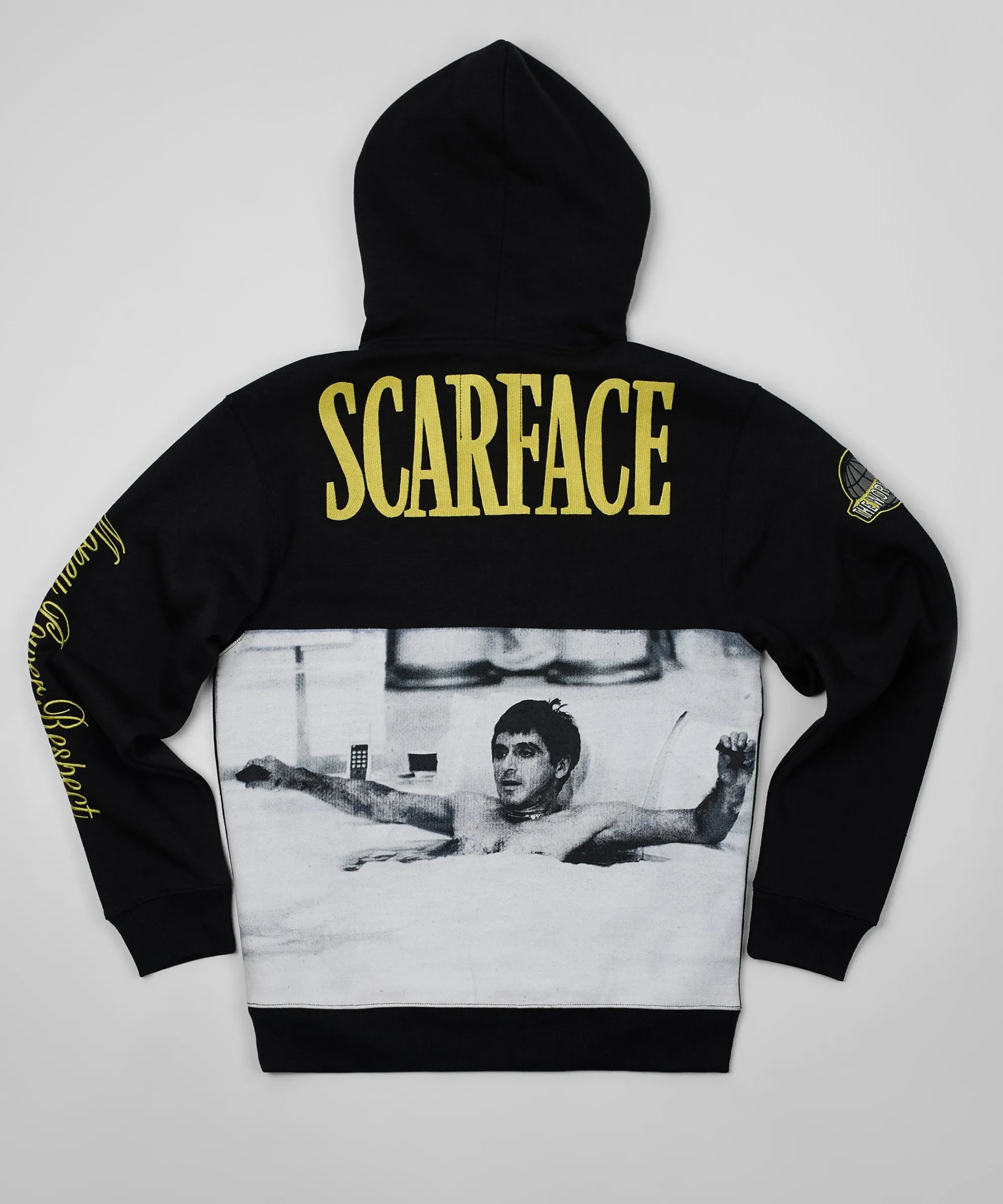 scarface_varsity_hoodie__black_1.webp Flash Sale Scarface Varsity Hoodie - Black Hoodies | Hoodies