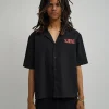 Best Scarface Woven Shirt - Black Button Downs | Oversized Tees