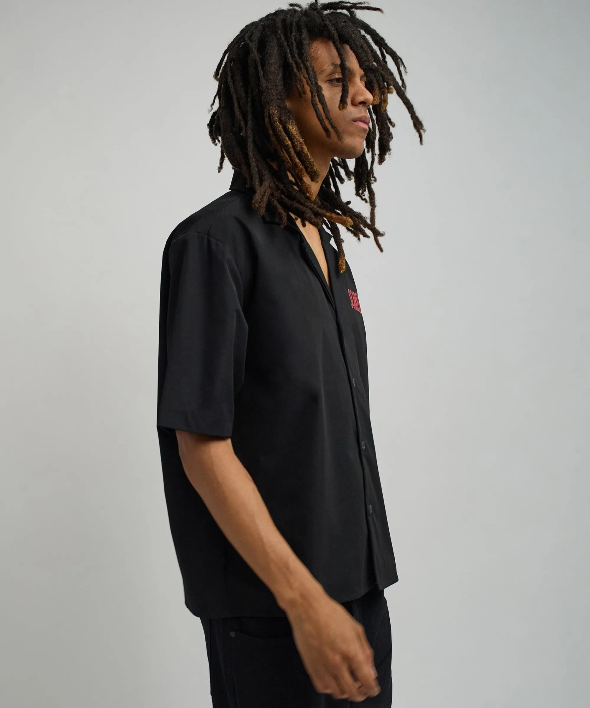 scarface_woven_shirt__black_1.webp Best Scarface Woven Shirt - Black Button Downs | Oversized Tees