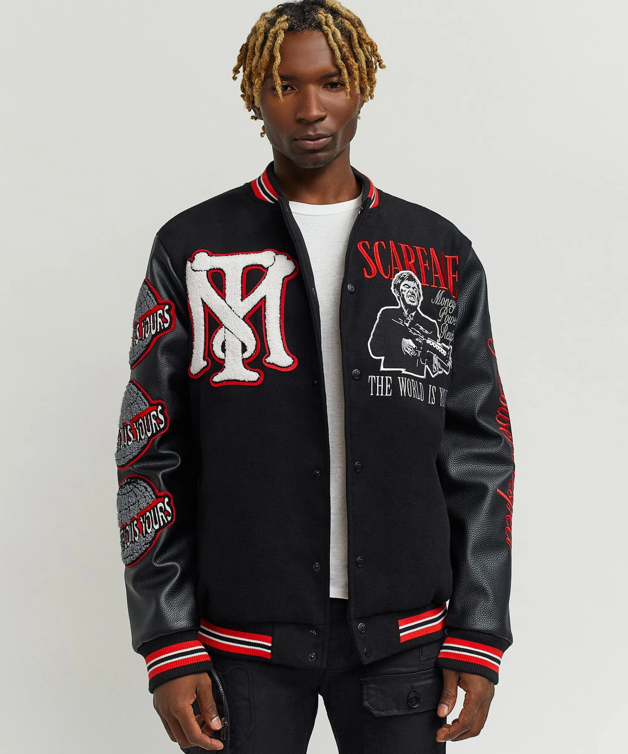 scarface_x_reason_collab_patched_wool_varsity_jacket__black_3.webp Fashion Scarface™ X Reason Collab Patched Wool Varsity Jacket - Black Varsity Jackets