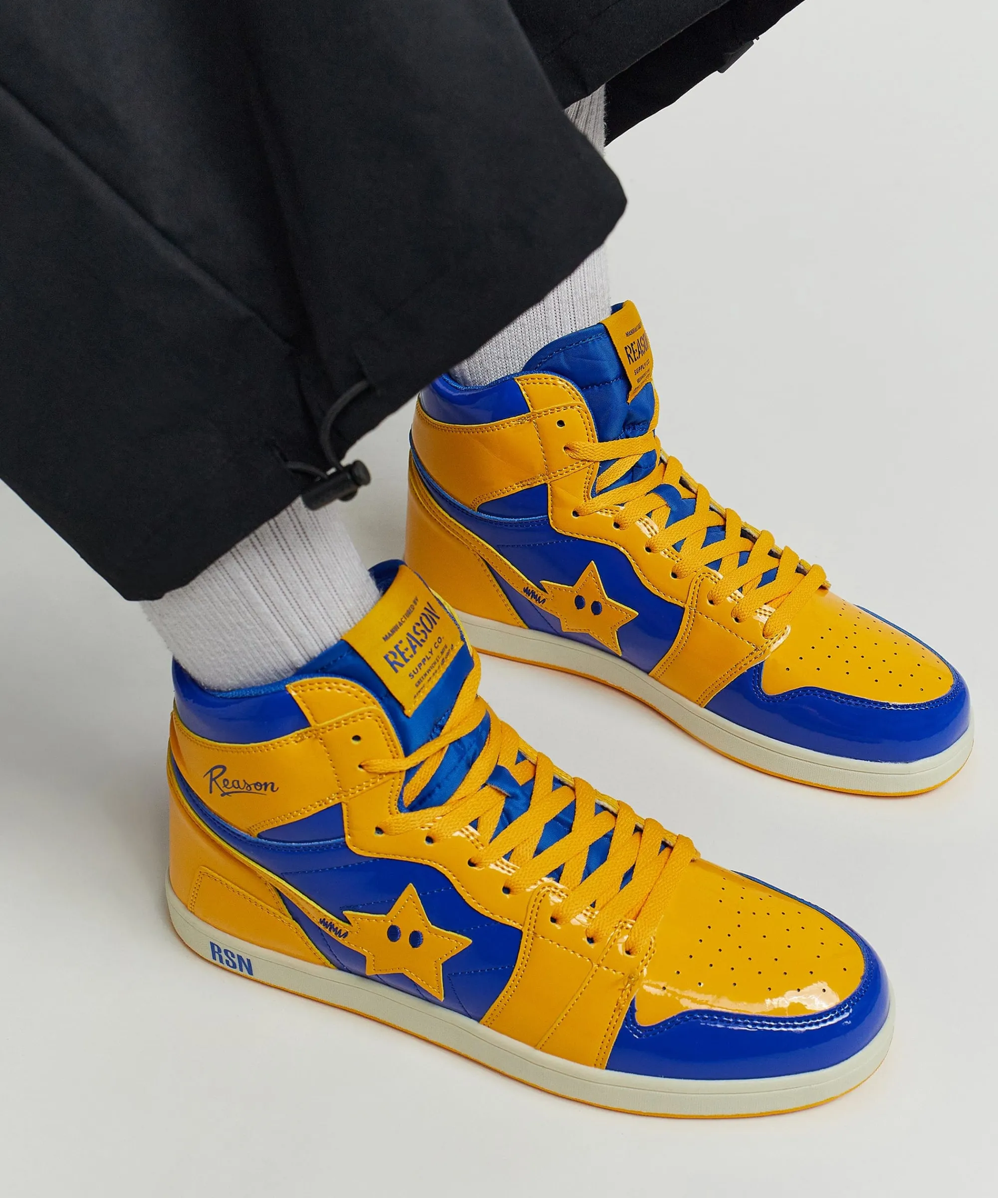 shooting_star_sneakers__yellow_4.webp Sale Shooting Star Sneakers - Yellow Sneakers