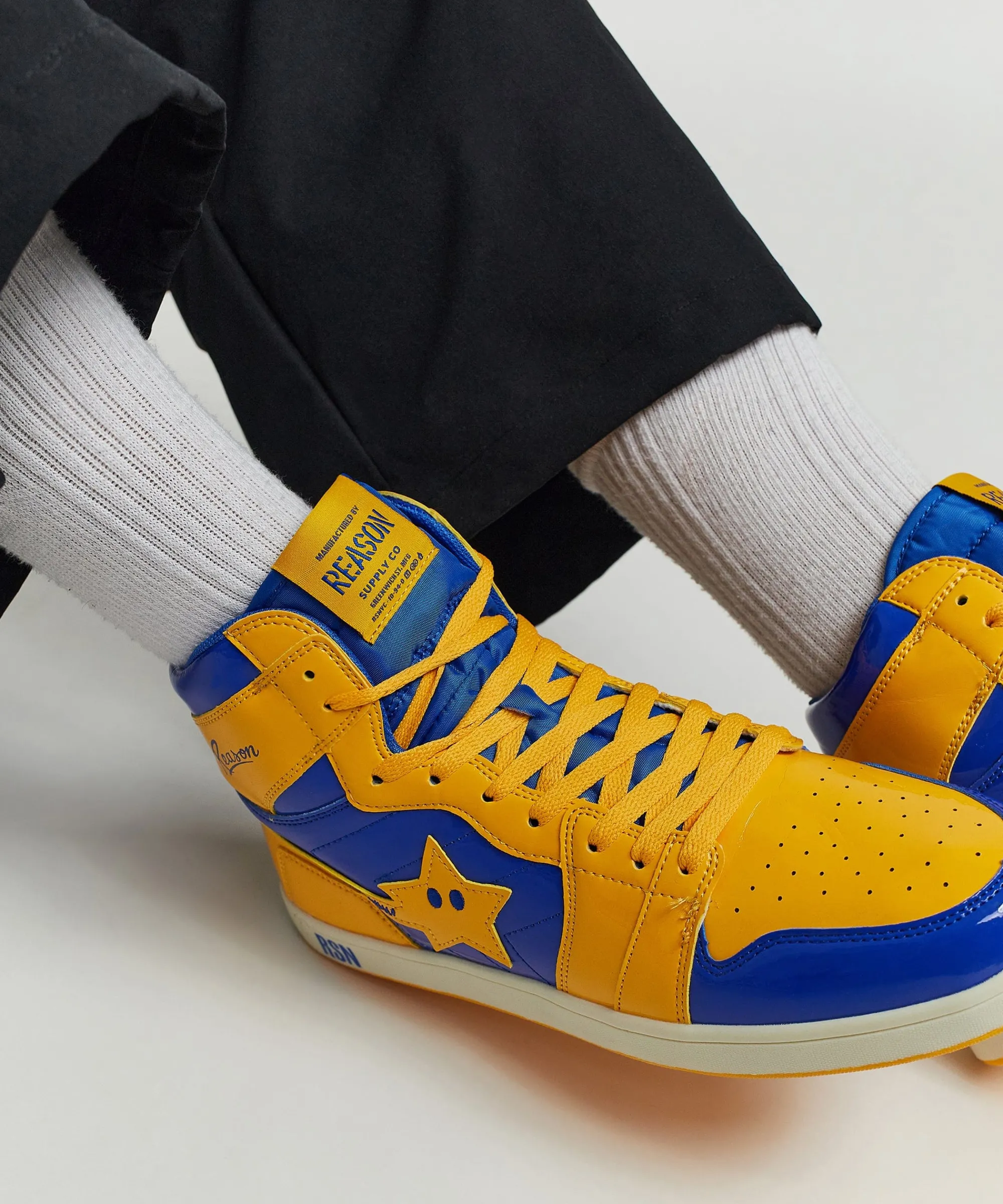 shooting_star_sneakers__yellow_5.webp Sale Shooting Star Sneakers - Yellow Sneakers