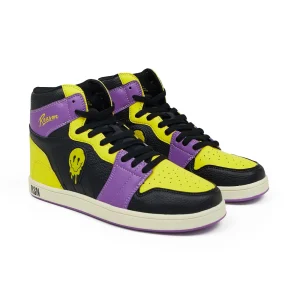 Hot Smiley Sneaker - Yellow/Purple Sneakers