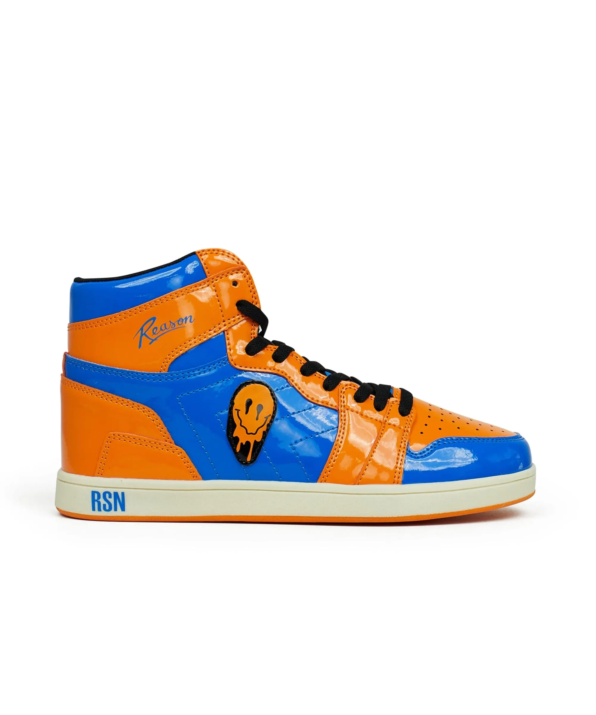 smiley_sneakers__blueorange_1.webp Shop Smiley Sneakers - Blue/Orange Sneakers