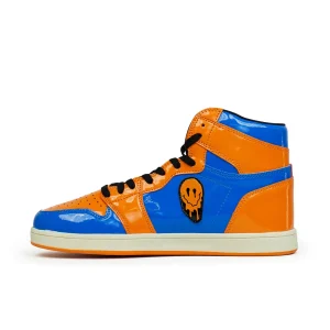 Shop Smiley Sneakers - Blue/Orange Sneakers