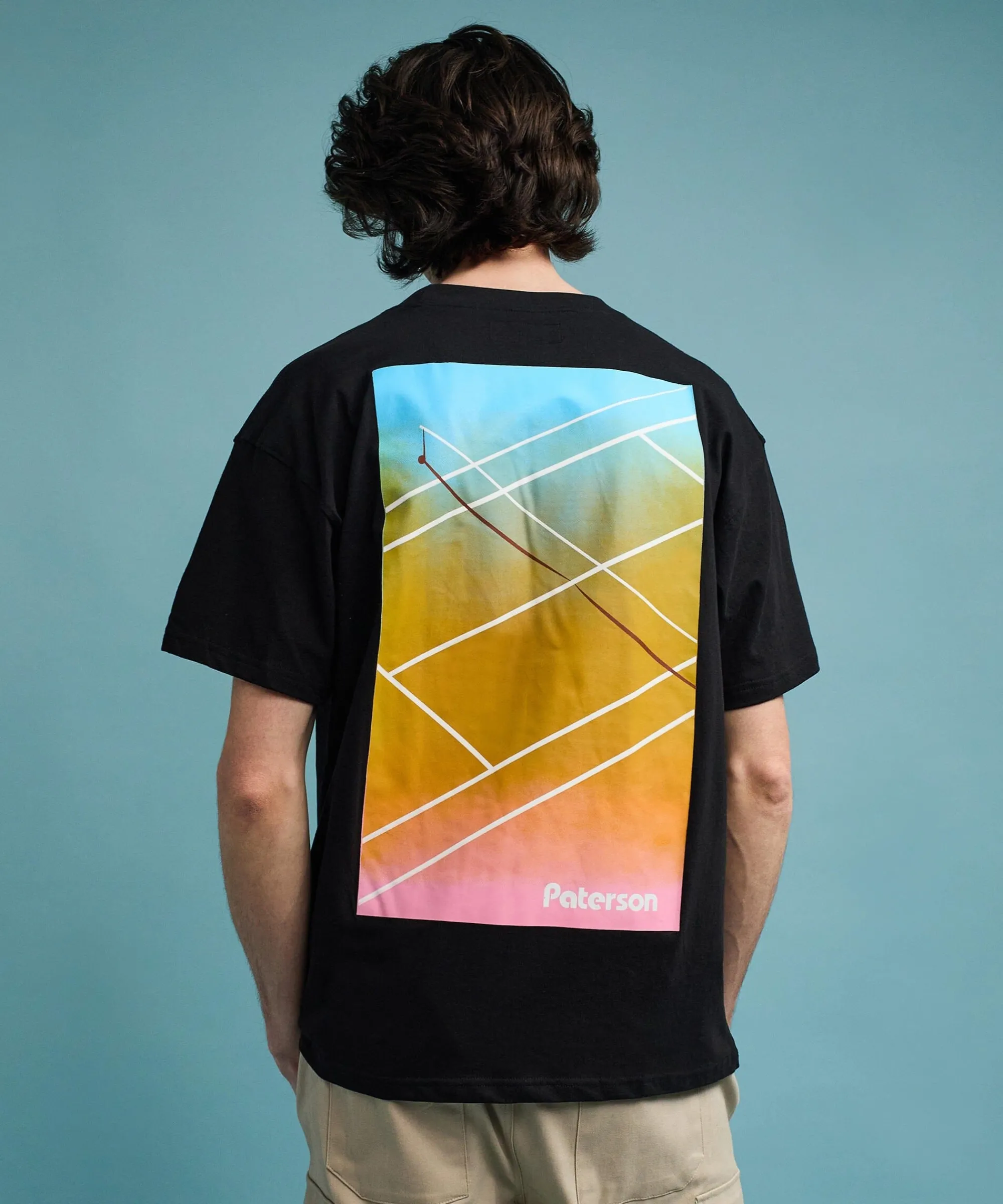 south_beach_court_short_sleeve_tee__black_0.webp Online South Beach Court Short Sleeve Tee - Black Graphic Tees